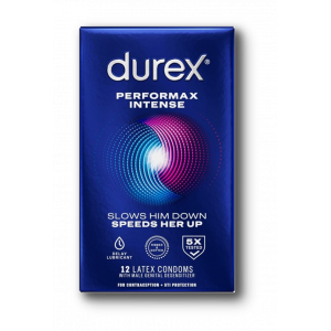 DUREX PERFORMAX INTENSE 12 LATEX CONDOMS